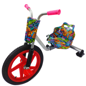 Детский трехколесный велосипед Дрифт Карт Drift-Trike уличное граффити